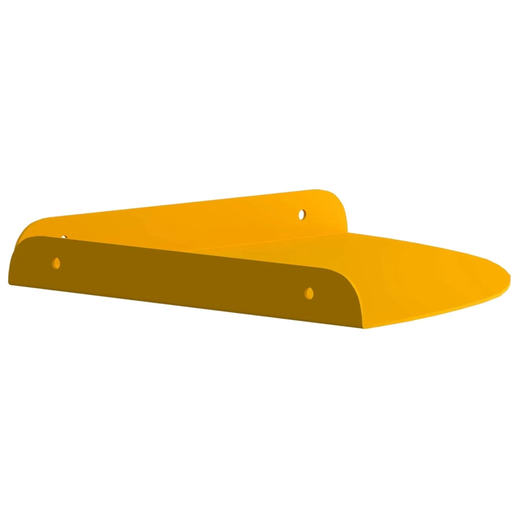 Mensola sospesa 2 pcs Giallo senape 24 x 24 x 2 cm 8004104