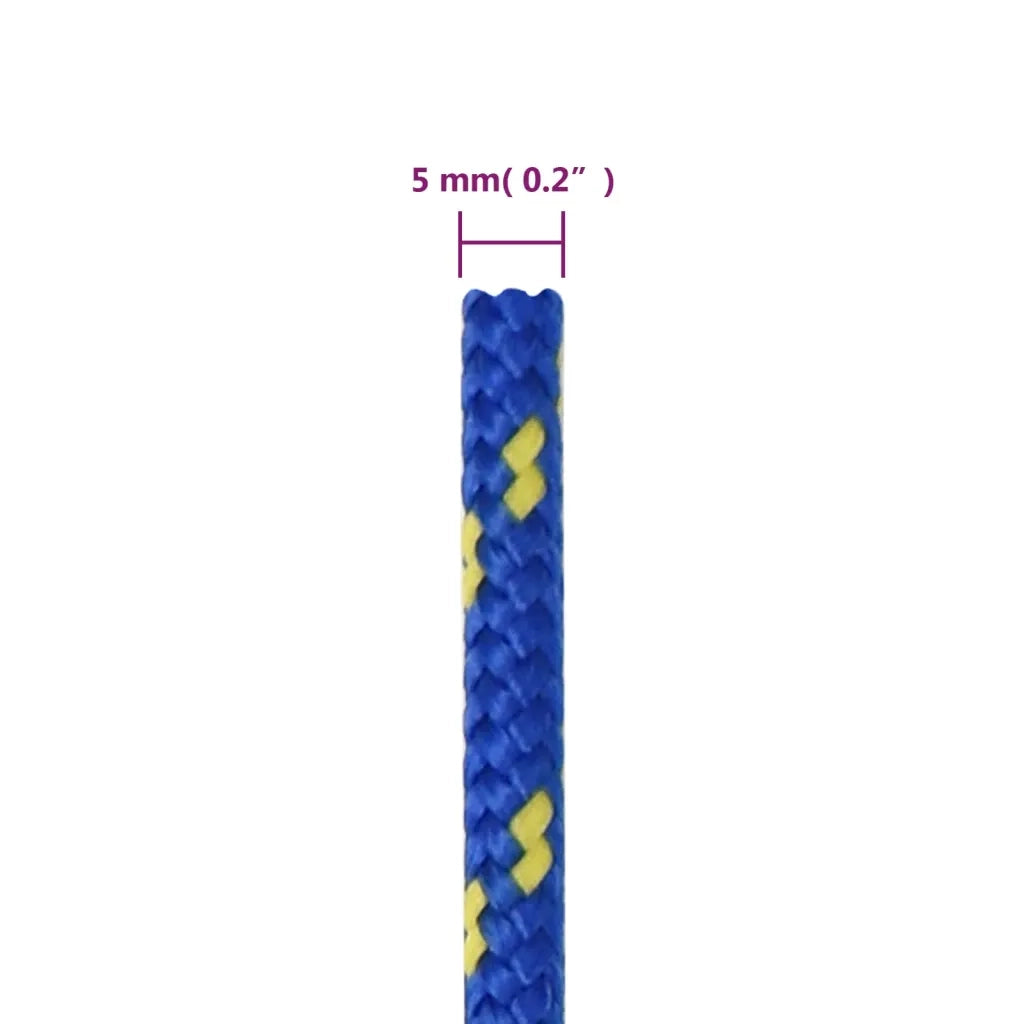 Corda | Fune per barca Blu 5 mm 250 m in Polipropilene