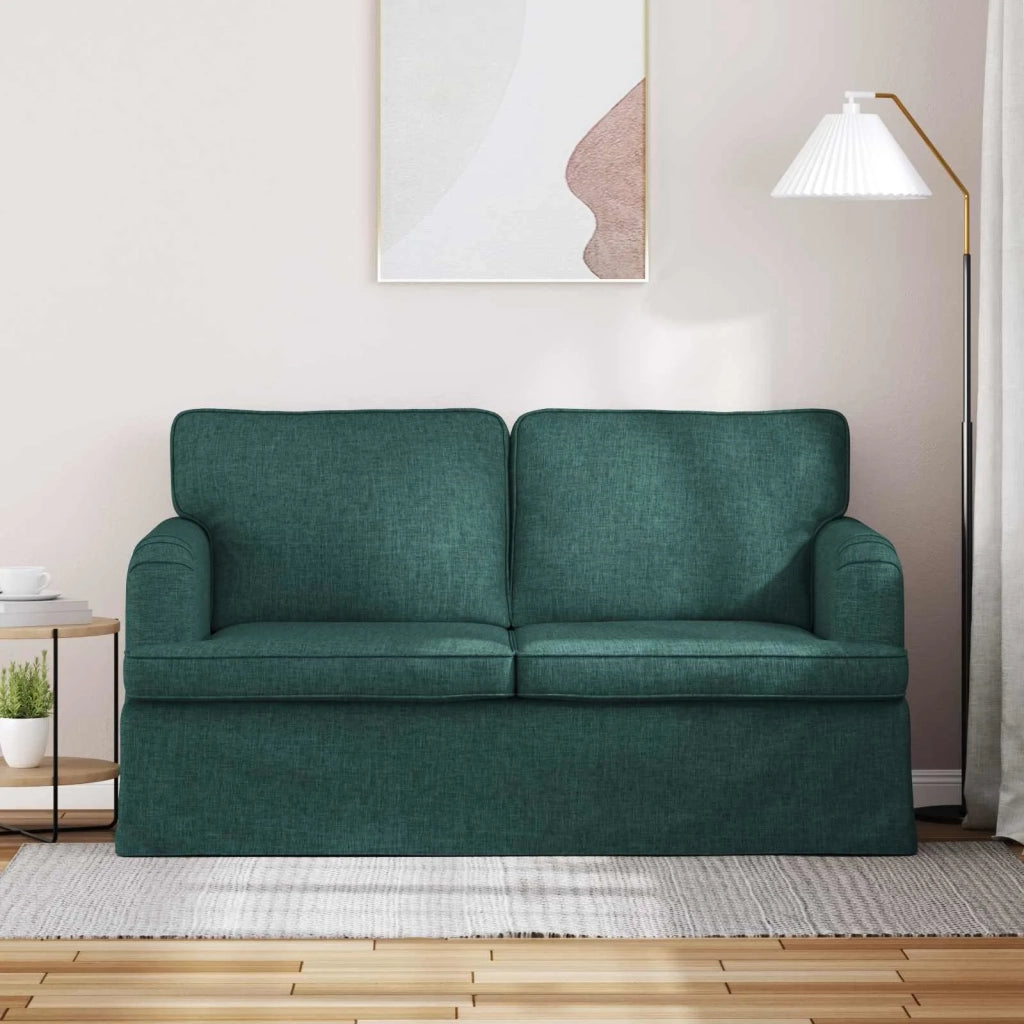 Divano | Divano da soggiorno | Sofa Verde Scuro 144 x 80 x 85 cm Tessuto
