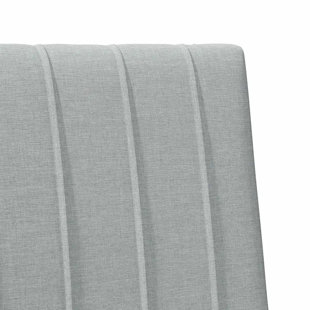 Testiera | Testata imbottita Grigio chiaro 100 cm Pino massello