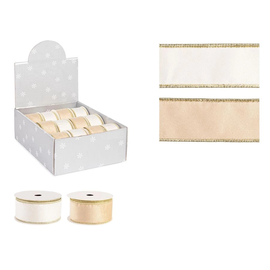 NASTRO DECORATIVO VELVET CHAMPAGNE BEIGE 5 METRI BIZZOTTO
