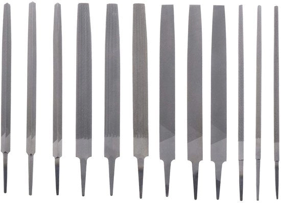 Set di Chiodi 12 pezzi - Chiodini - Chiodini a forma rotonda/semi rotonda/triangolare - T12 Acciaio di carbone - Adatto per legno/polyuretano - Chiodini