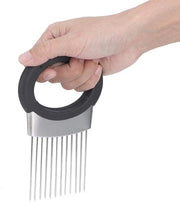 Contenitore per verdure - Affettatrice per verdure - Manico di acciaio inossidabile - Manico portatile - Dimensioni 16 x 9,8 cm - Estrattore di odori