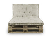 Cuscino Mattonella Per Seduta-Schienale Divani Pallet Cuscino Per Bancale 80x120 - 80x120 - Beige