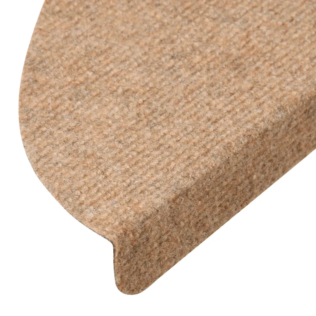 Tappetini Autoadesivi per Scale 20 pz | Gradini per Scale Beige 56x17x3 cm