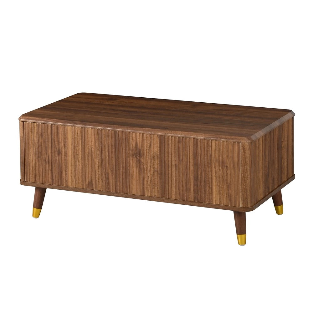 Tavolino da Caff¨¨ Moderno ¨C Xylo ¨C Effetto Noce, Piano Regolabile, Legno, Soggiorno