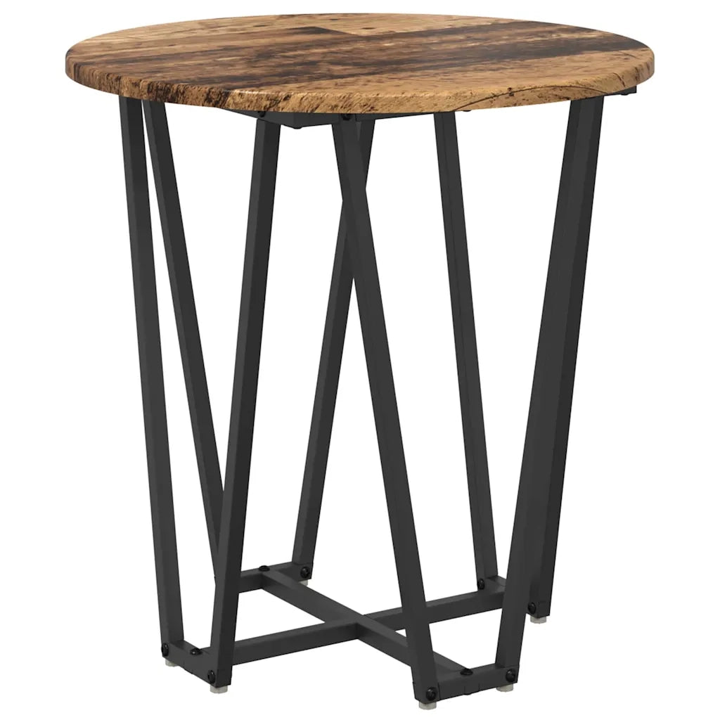 Set tavolini 2 pz | Tavolo laterale Legno Antico e Nero