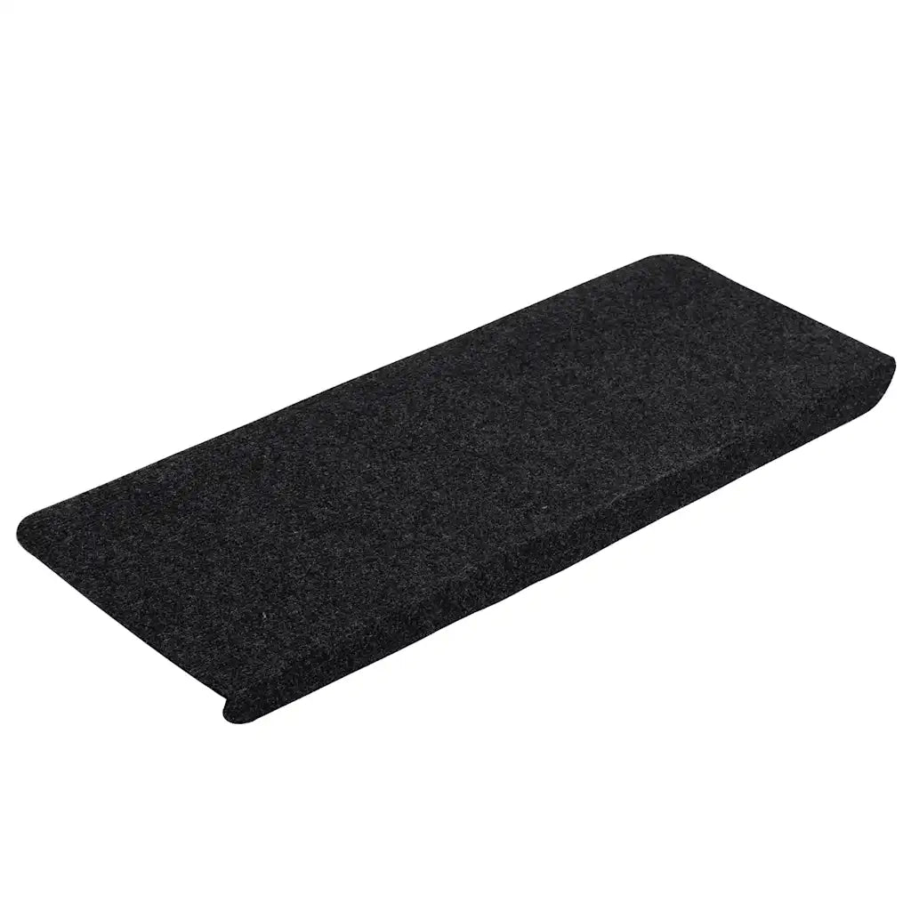Tappetini Autoadesivi per Scale 30 pz | Gradini per Scale Neri 65x24,5x3,5 cm