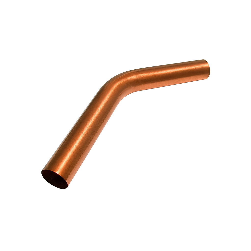 CANOTTO CON CURVA 45  °- D. 30 X 280 Ramato- DEBOR- pezzi 1