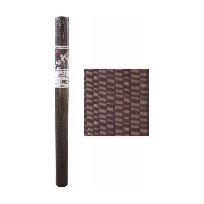 Arrigoni 8300282324033 Telo pacciamatura in polipropilene tessuto quadrettato 90 gr-mq 1050 mm x 20000 mm colore Brown