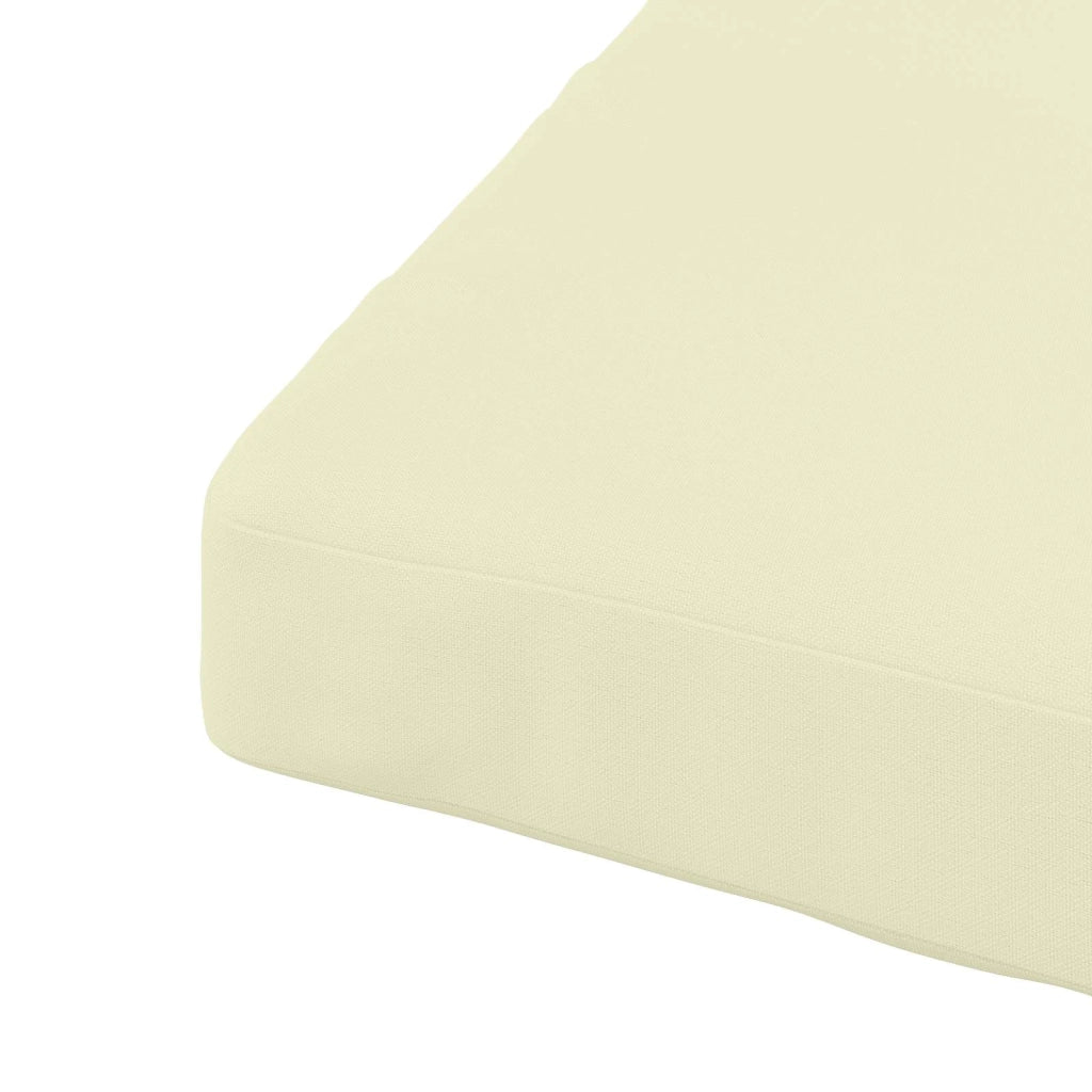 Cuscini per Sedia in 4 Pezzi SOEST 4 pz 100% Poliestere Crema 944341
