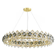 Lampada A Sospensione In Cristallo Swe094-cp 60cm Gold