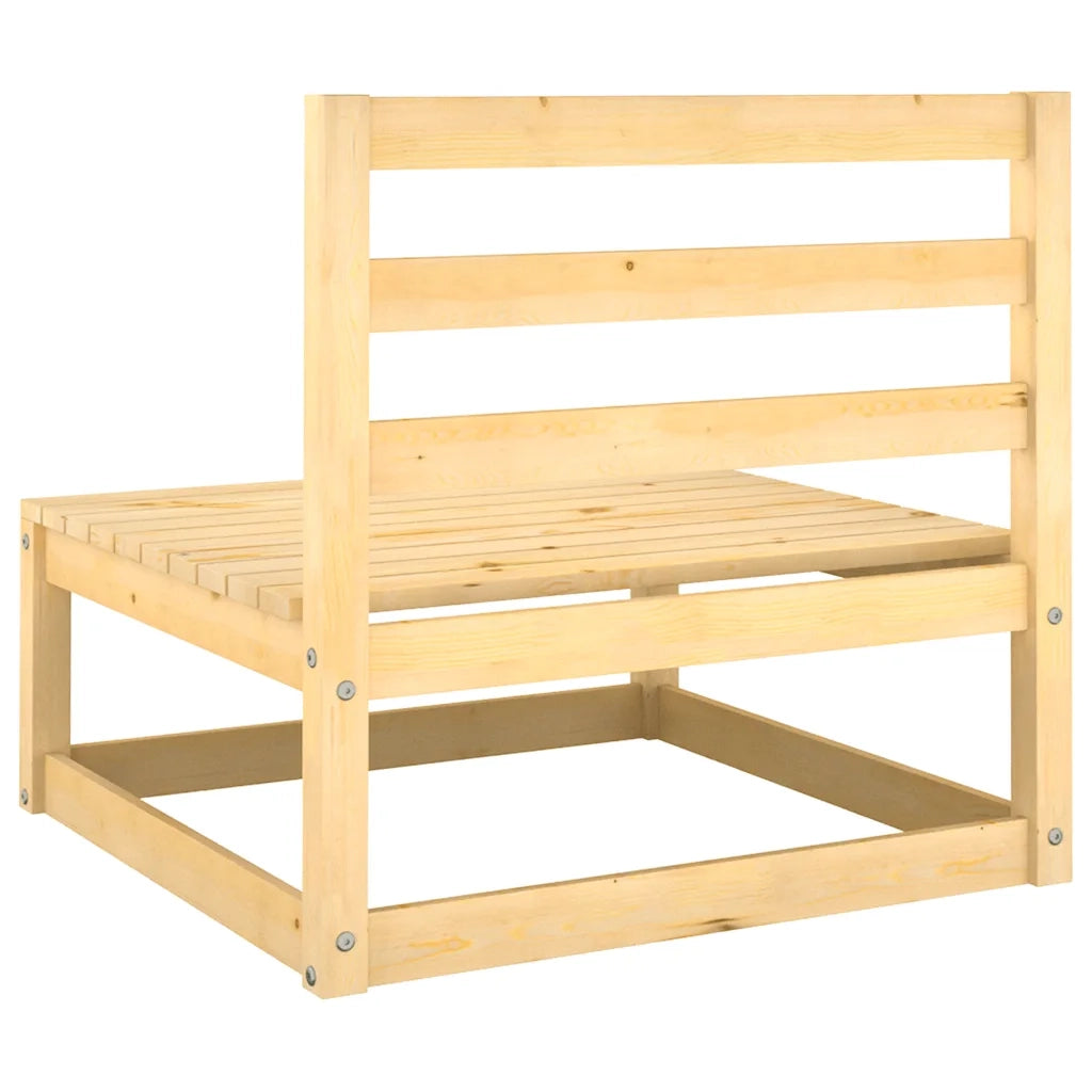 Set Divani da Giardino 2 pz con Cuscini Legno Massello di Pino 805745