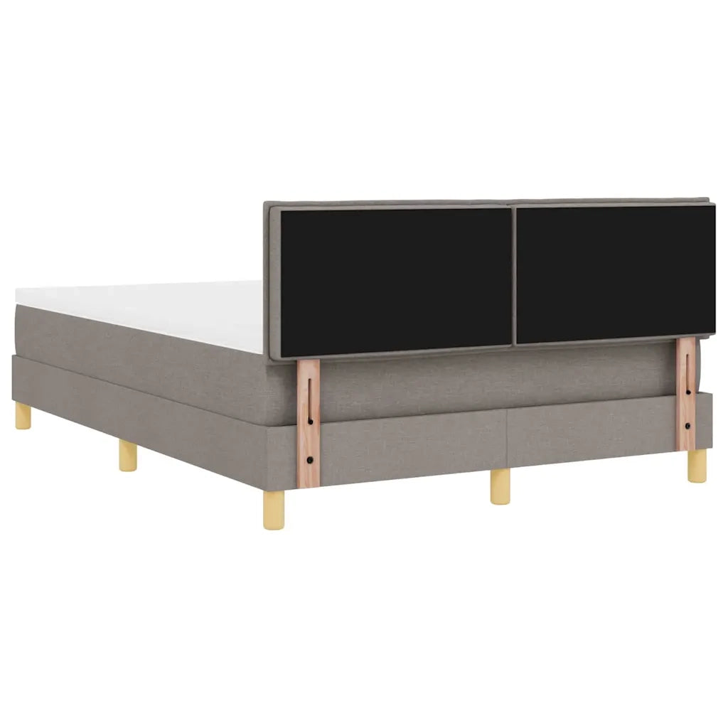 Letto a Sorgente LED con strisce LED Talpa 140 x 190 cm Tessuto 3342363