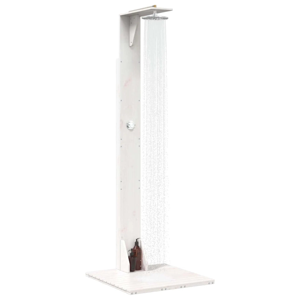 Doccia da esterno 214,5 cm Bianco 886345