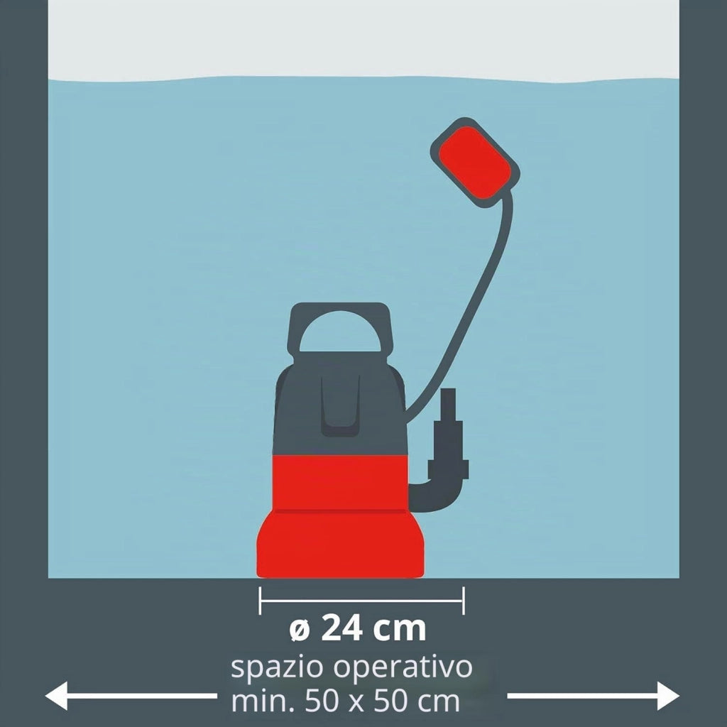 Elettropompa ad Immersione Gc Sp 3580 Ll 350 W Einhell