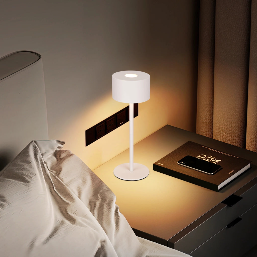 ZMH Lampada da tavolo set 2 pezzi touch dimmerabile 3 temperature colore per camera letto soggiorno