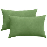 Cuscini da Divano 2 pz | Cuscini per sedie Verde chiaro 50 x 30 cm