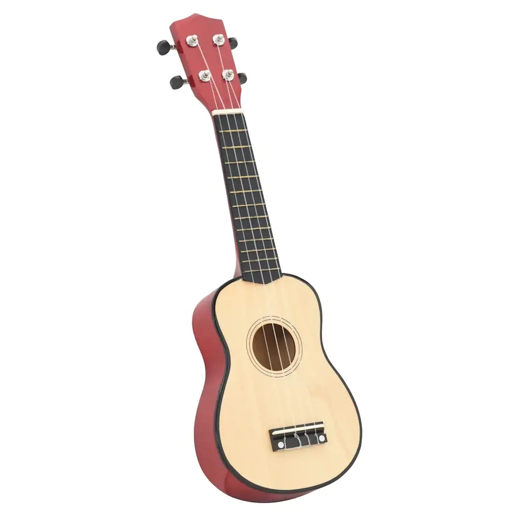 Set Ukulele Soprano con Borsa per Bambini Legno Naturale 23" 70151