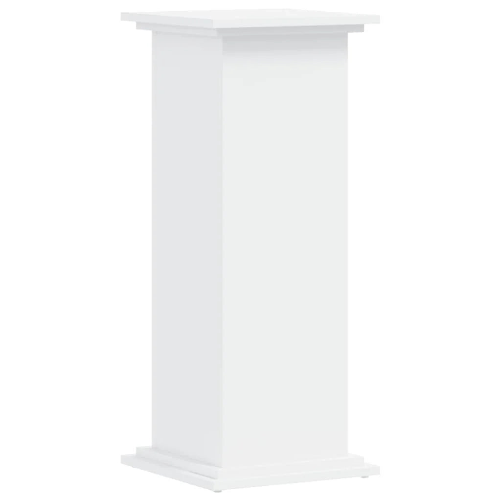 Portavasi mobiletto portafiori 33 x 33 x 80 cm legno ingegnerizzato bianco 02_0045154