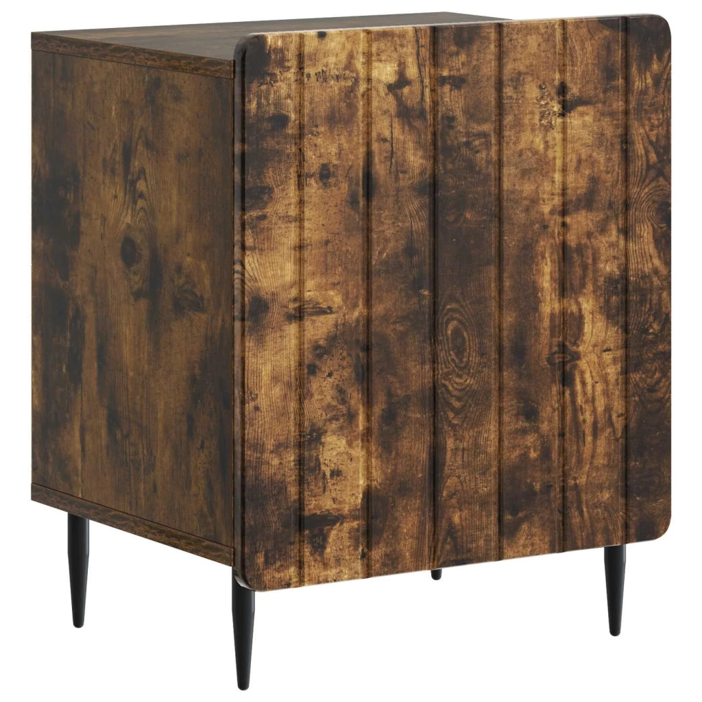 Armadio da Notte Rovere Fumo 43 x 34,5 x 52 cm 894345