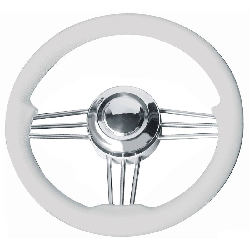 RUOTA TIMONE T14 BIANCA Ø MM.350 RUDDER WHEEL T14 BLACK Ø MM.350
