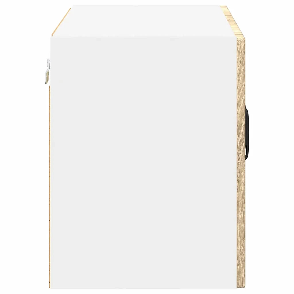 Pensile da cucina | Mobile in vetro da parete LUCCA Rovere Sonoma 60 x 31 x 40 cm