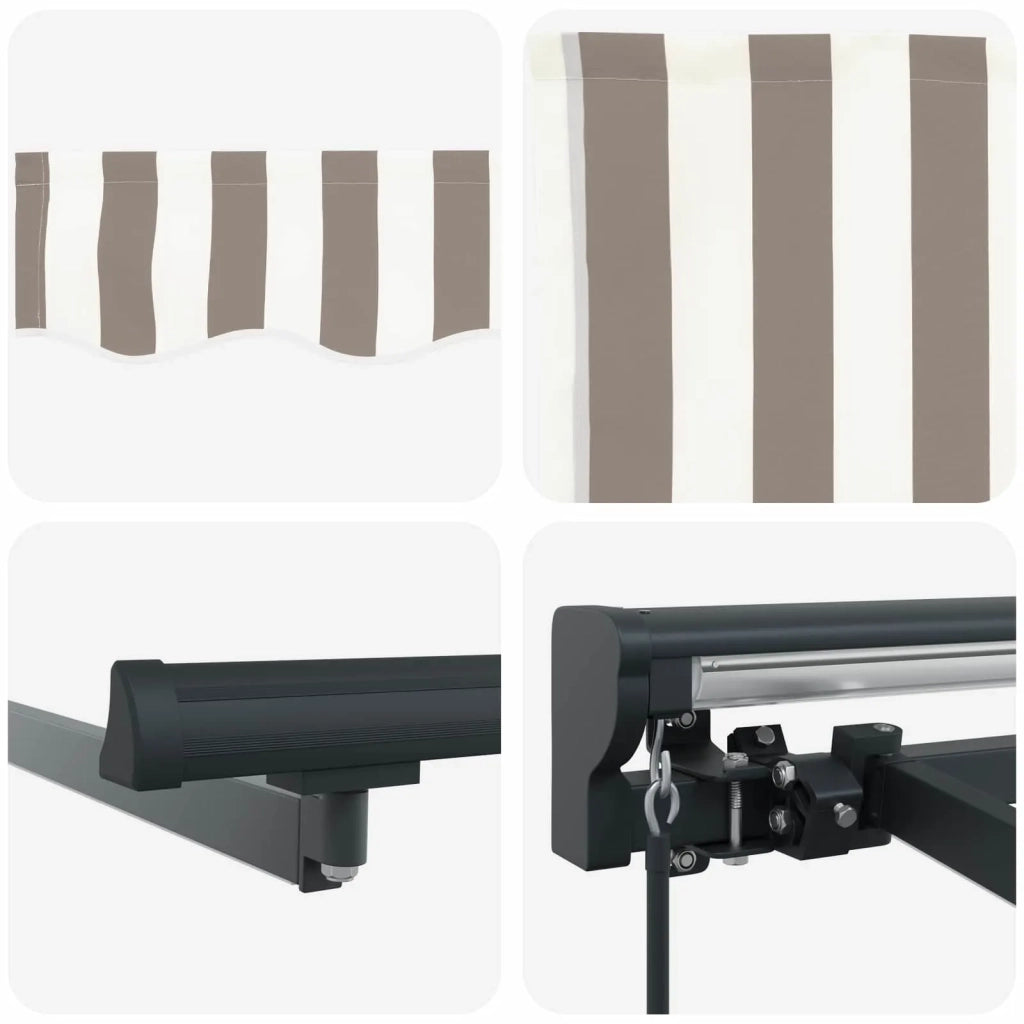 Cornice per Tenda Manuale con LED 3,5 x 2,5 m 3426003
