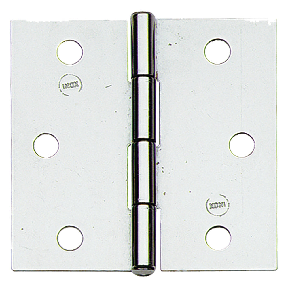 CERNIERA IN ACCIAIO INOX ART.121IN mm. 50 x 50 - pz. 2  - Blister Koncreto