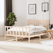 Giroletto-Struttura Letto in Legno Massello 140x200 cm 887787