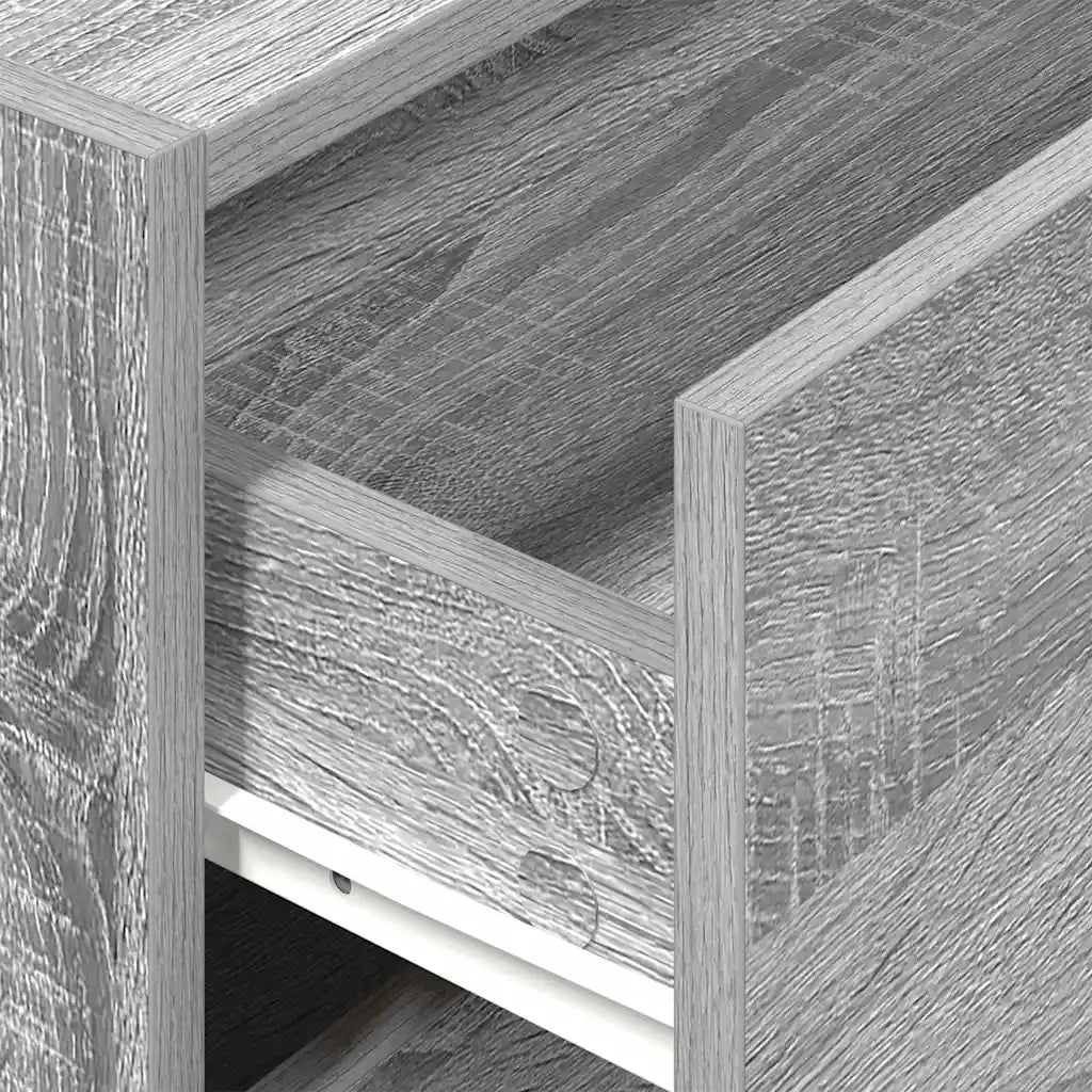 Armadio con 2 Cassetti Grigio Sonoma 60x31x40 cm in Truciolato 858831