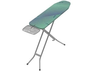 ASSE DA STIRO CLASSIC POGGIAFERRO CON ARCHETTO REVERSIBILE  aperto cm.135,5x34x90h.  chiuso cm.3x5,3x150h.    VILEDA