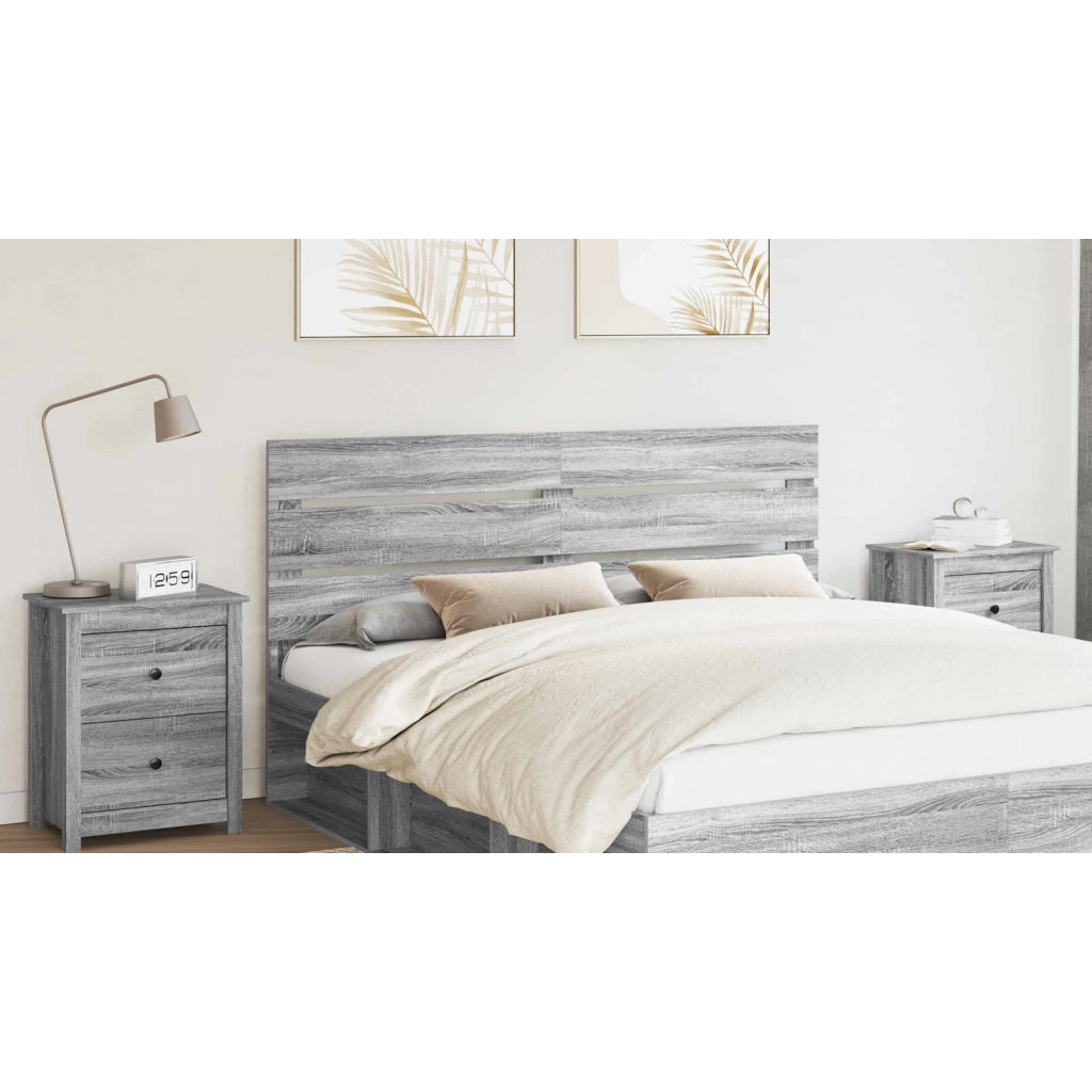 Testiera | Testata Grigio Sonoma Legno multistrato