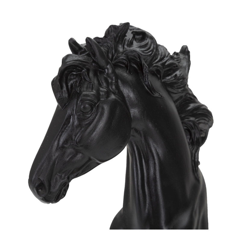 Cavallo Nero E Oro cm 14x11x27