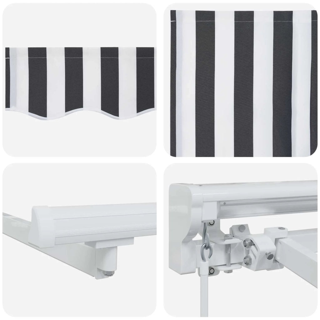 Cornice per Tenda Manuale con LED 3,5 x 2,5 m 3420598