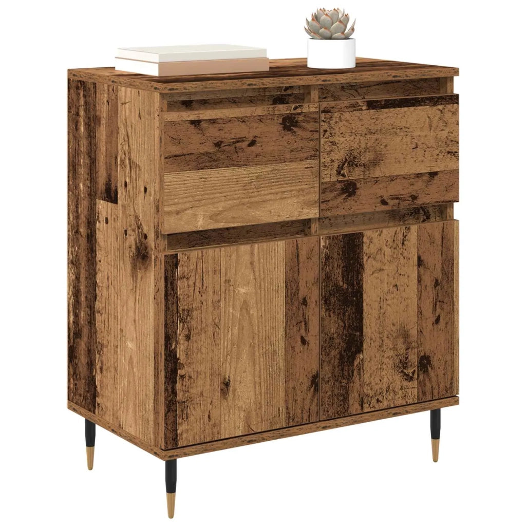 Credenza | Madia | Buffet da pranzo | Armadio da pranzo con cassetto Legno vecchio 60 x 35 x 70 cm