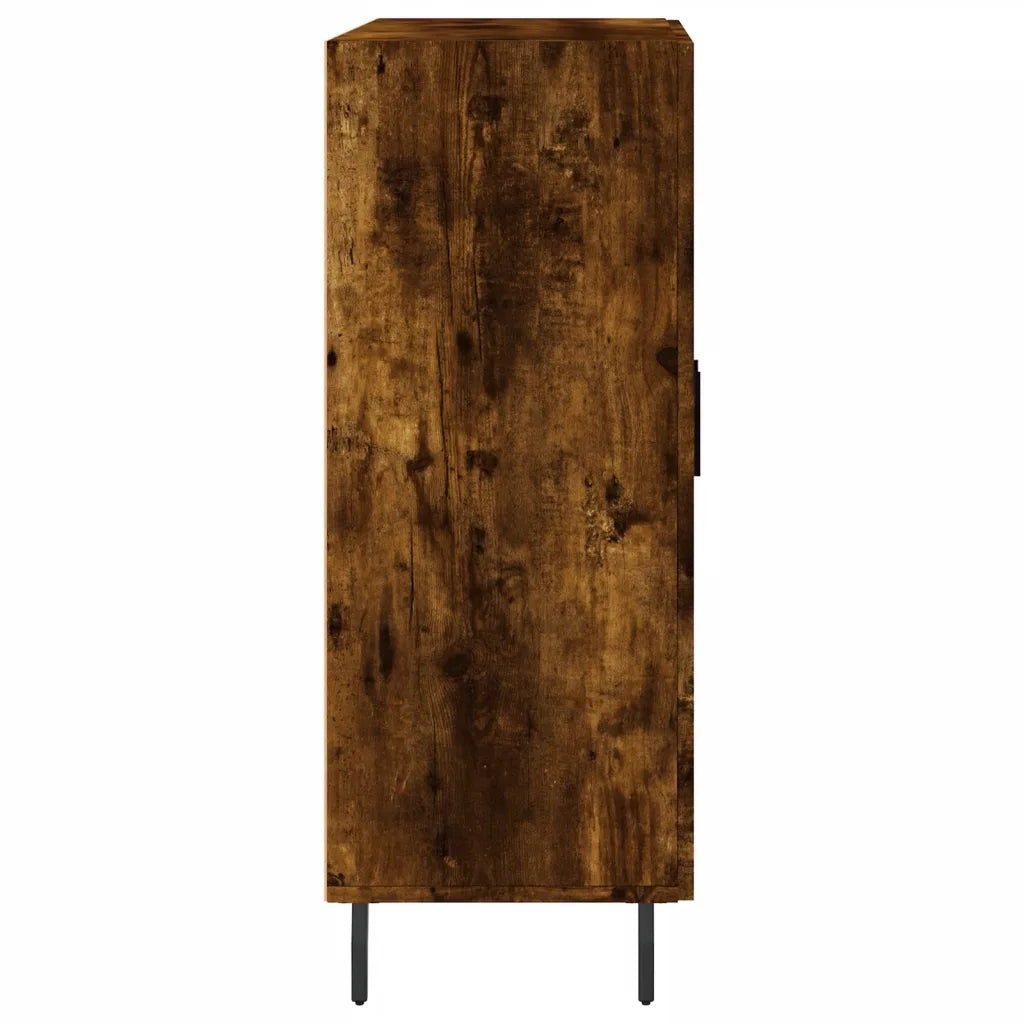 Credenza-Buffet-Armadio da cucina Rovere Fumo 69,5x34x90 cm in Legno Multistrato 345830