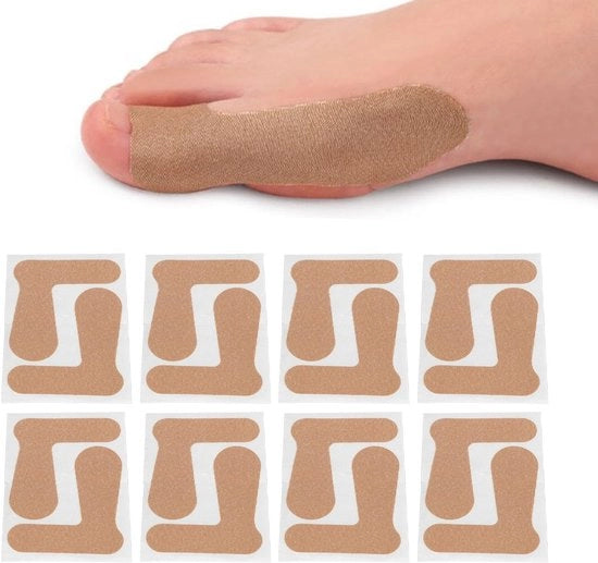 Pattino per unghie 40 pezzi - Adesivo autoattacco - Idrorepellente - Hidrorepellente - Protezione - Riduzione della frizione - Miglioramento del piede valgo