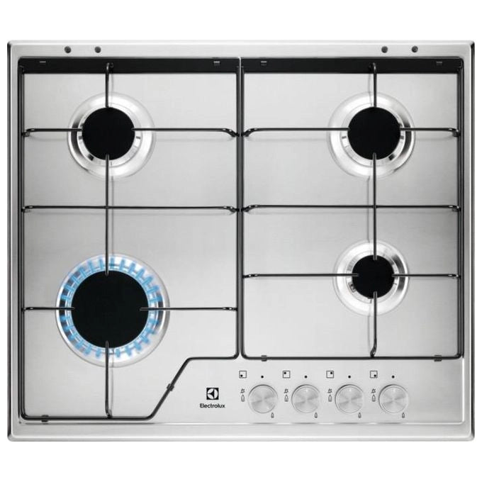 Electrolux KGS 6424 SX piano cottura Acciaio inossidabile Da incasso Gas 4 Fornello(i)