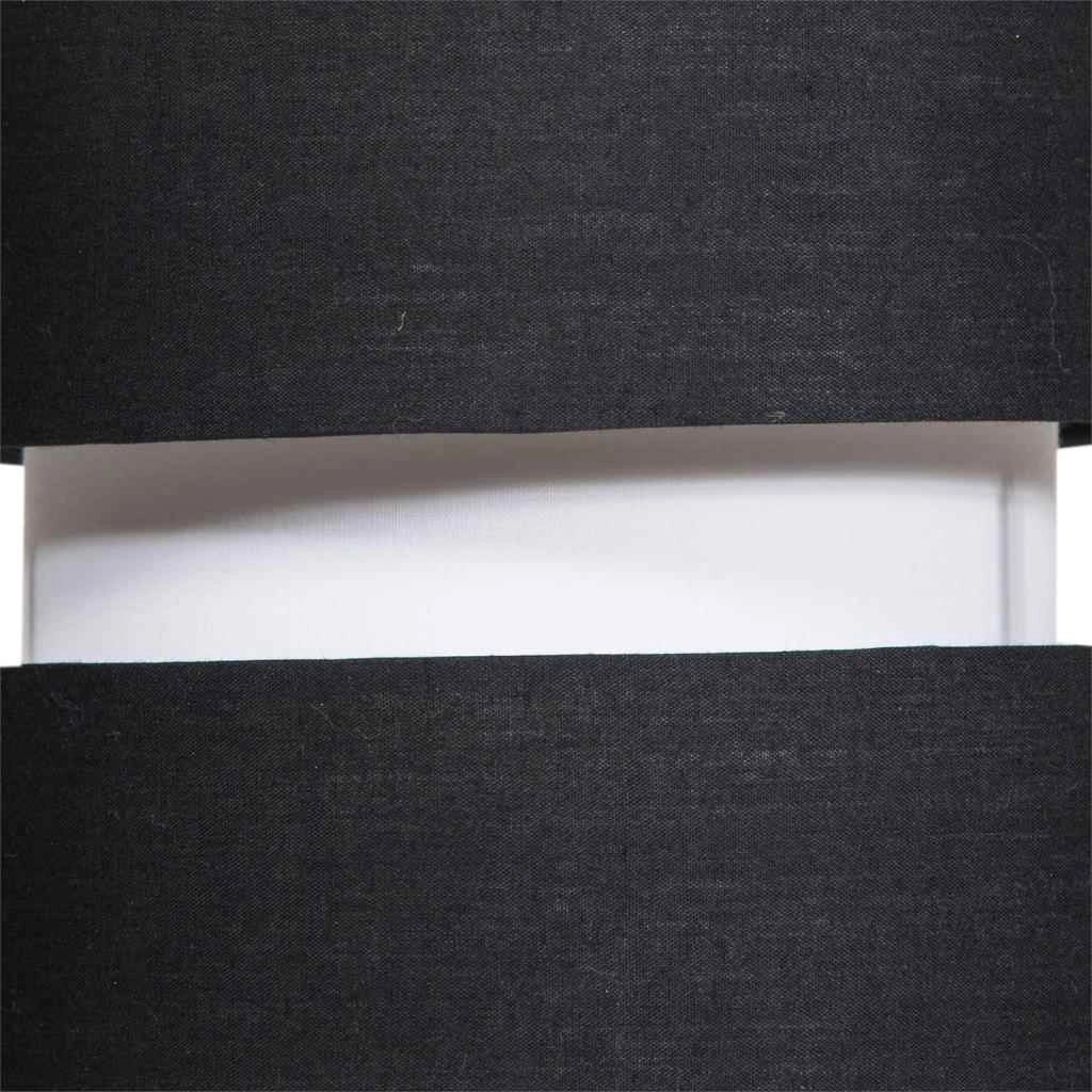 Lampada da soffitto nera 18x18x80h cm
