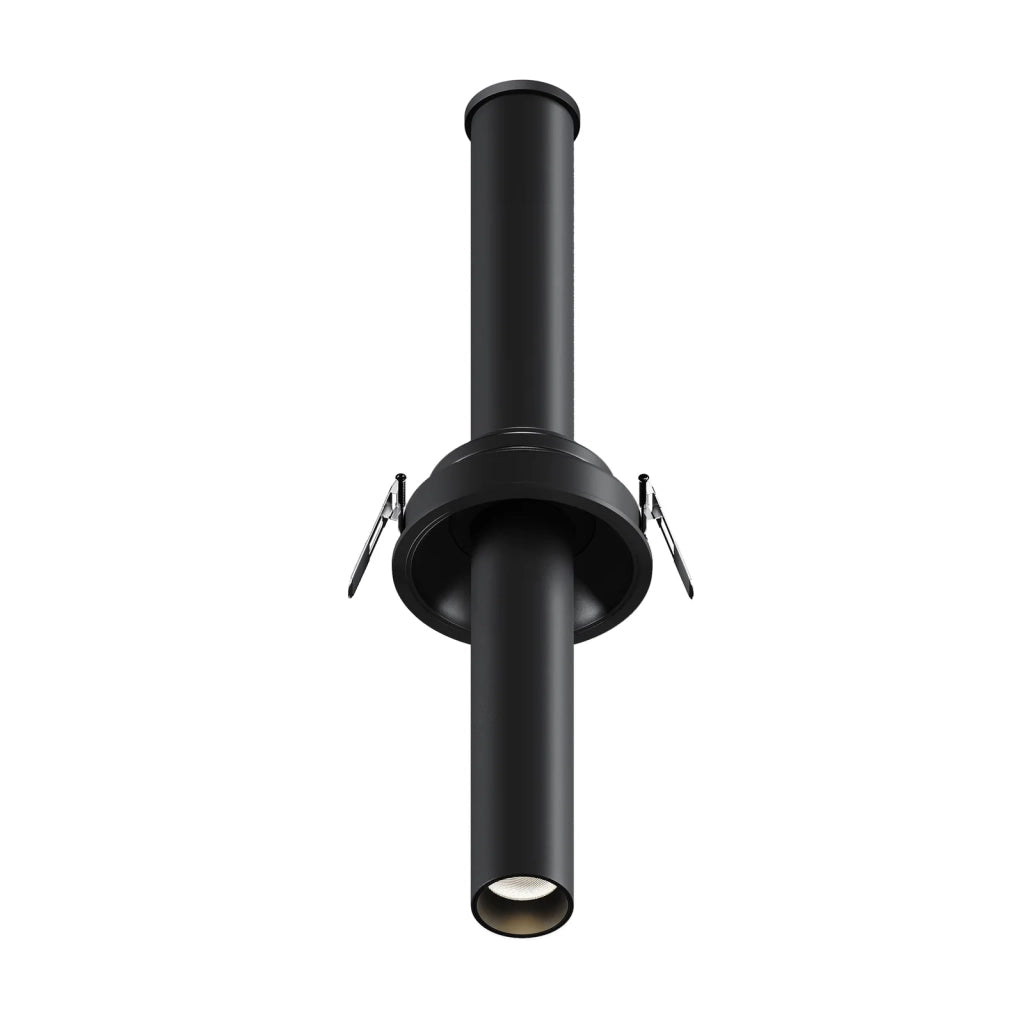 Maytoni Lampada da Incasso Focus T 1 luce LED integrato nero alluminio