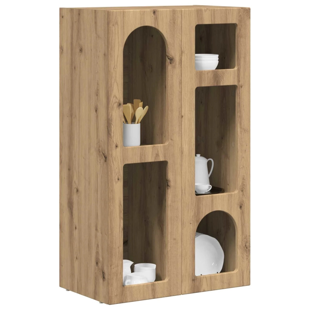 Credenza-Buffet-Armadio da cucina Rovere artigianale 59 x 35 x 100,5 cm
