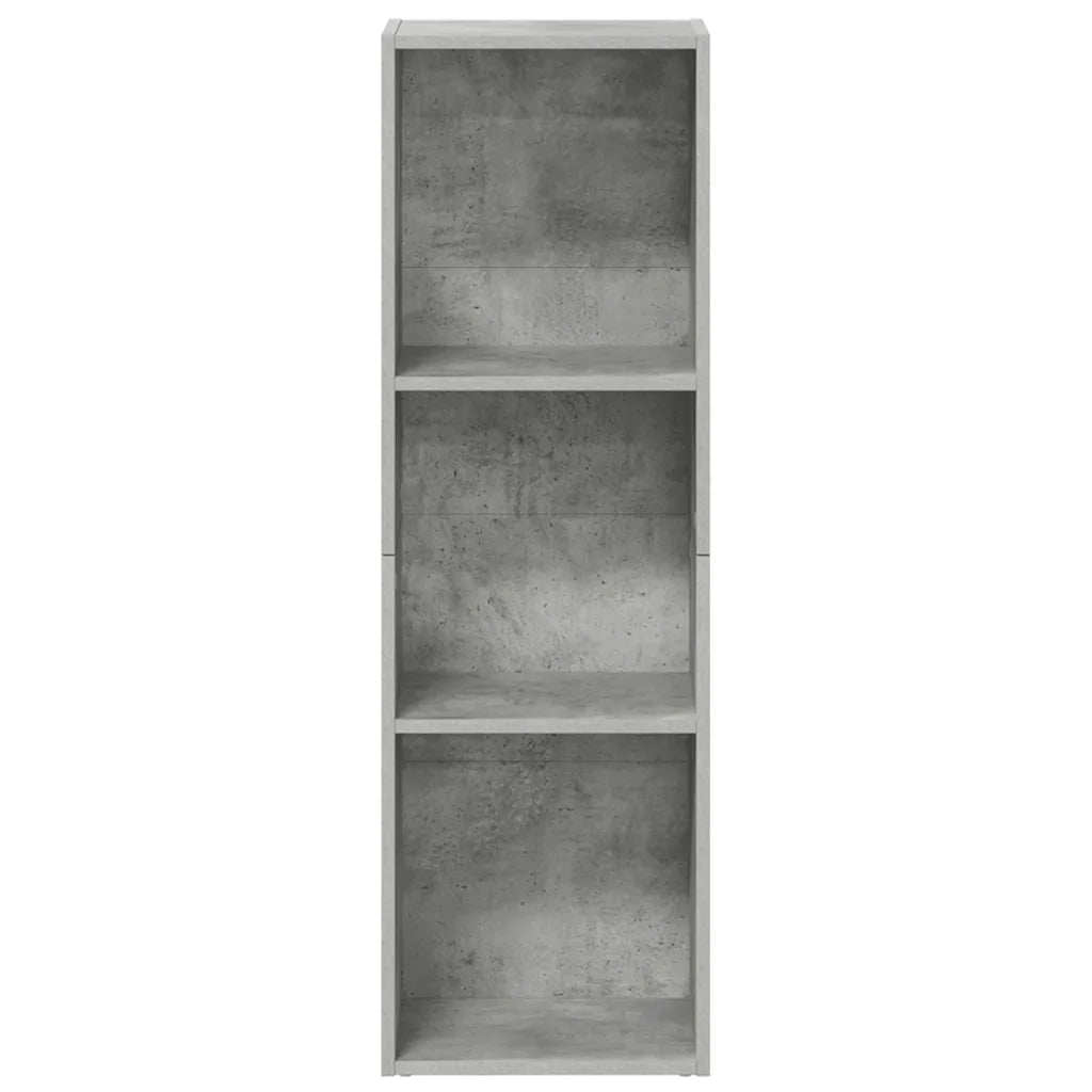 Libreria/Mobile TV Grigio Cemento 36x30x114cm Legno Multistrato 800139
