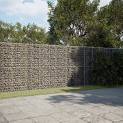 Cesto Gabbione con Copertura 850x100x200 cm in Ferro Zincato 3295240