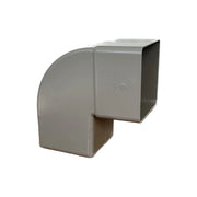 Curva quadra 87.30° per pluviali : Colore - Grigio, Diametro - 80