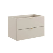 Mobile sottolavabo BELLA 80 cm – Colore marrone congo – Finitura opaca e design sospeso