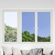 Pellicola per Finestra Solare Riflettente Statica Argento PVC 3394733