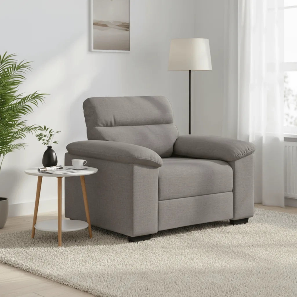 Poltrona Tortora 100x81x84 cm in Tessuto 4105293