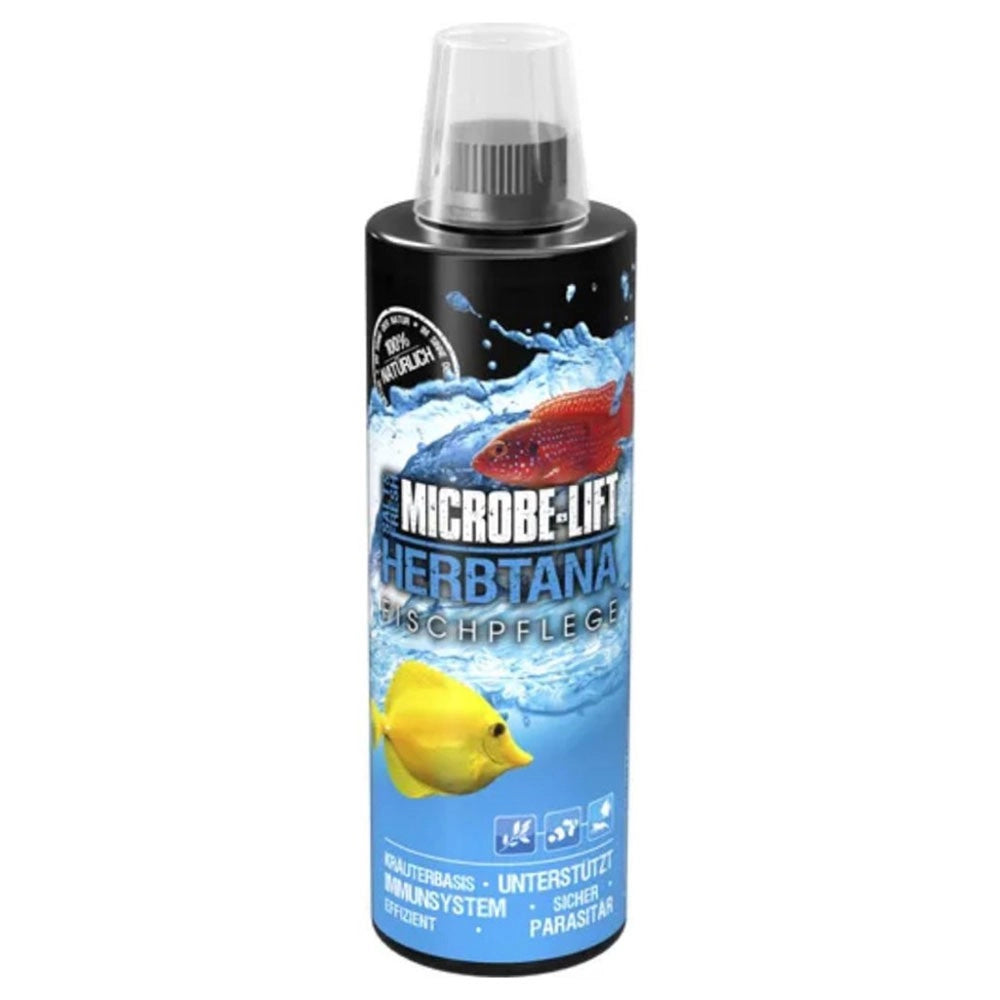 MICROBE-LIFT Herbtana - Repellente naturale per le malattie parassitarie dei pesci Formato: 473 ml