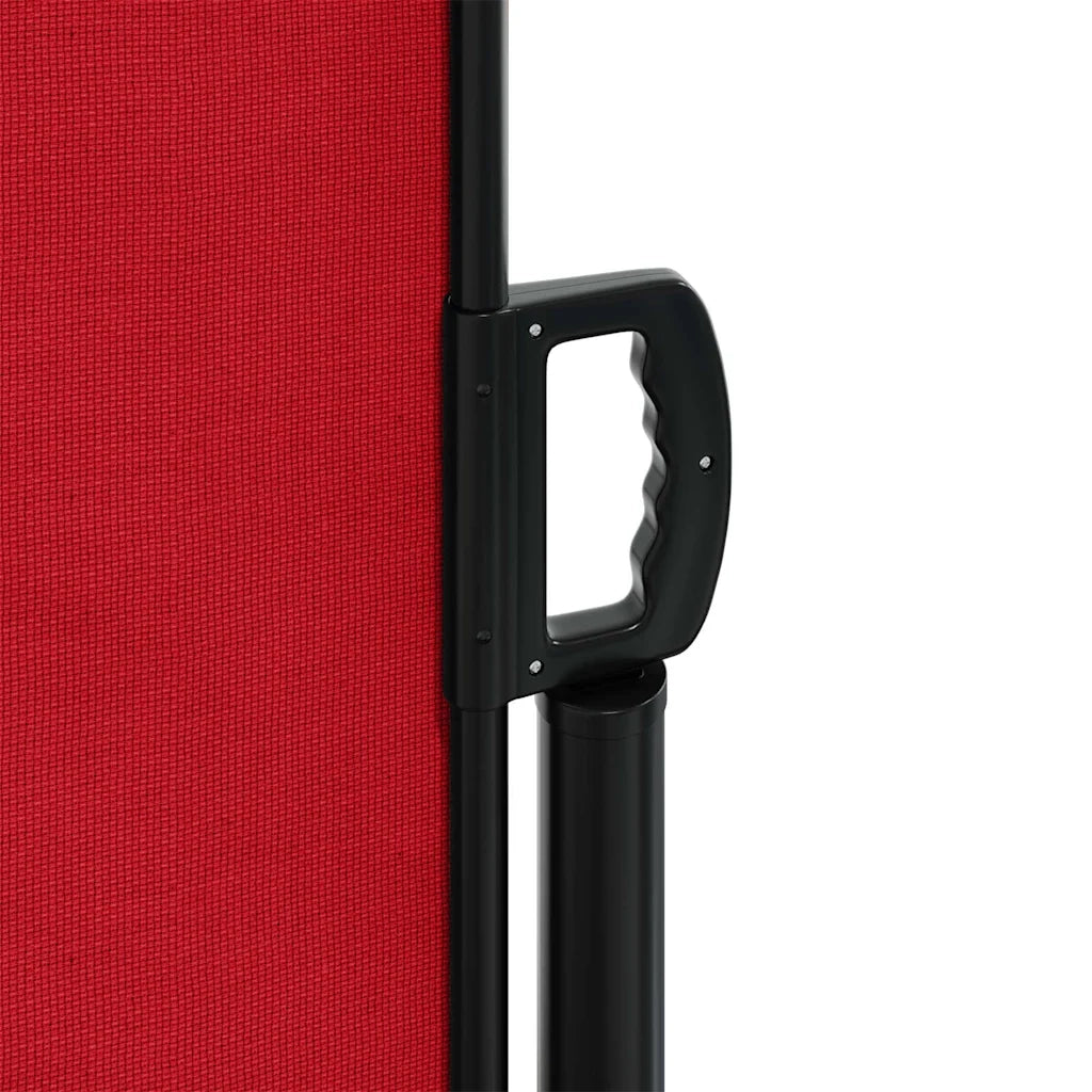 Tenda da Sole Laterale Retrattile Rossa 120x1000 cm 4004702